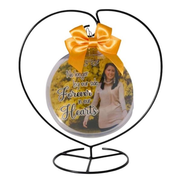 Memorial Bauble | No longer by our side Forever in our Hearts.