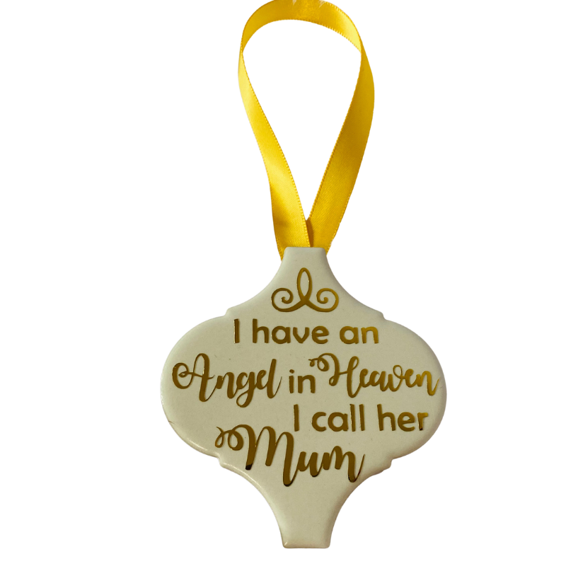 Arabesque Ornament | I have an angel in heaven