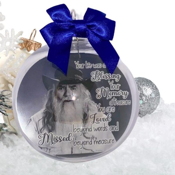 Memorial Bauble | Your Life was a Blessing. Your Memory a treasure.