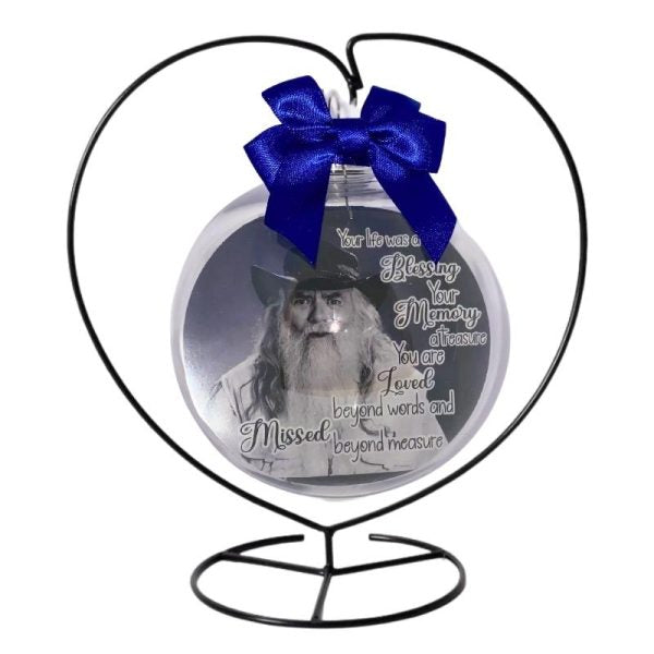 Memorial Bauble | Your Life was a Blessing. Your Memory a treasure.