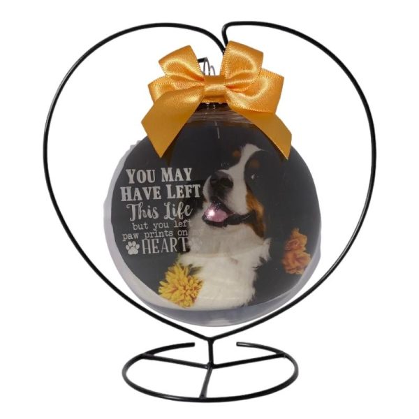 Memorial Bauble | You may have left this life, but you left paw prints on my Heart