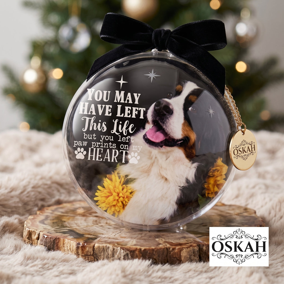 Personalised Pet Memorial Photo Bauble