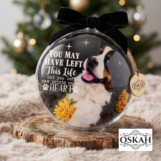 Personalised Pet Memorial Photo Bauble