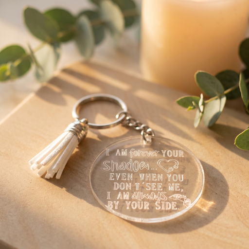 Personalised Acrylic Memorial Keychain
