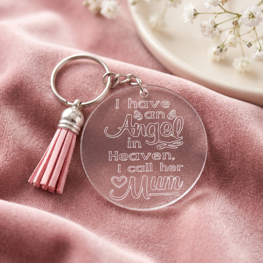 Personalised Acrylic Memorial Keychain